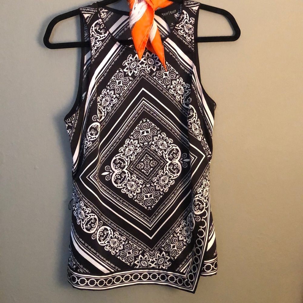 White House Black Market sleeveless blouse